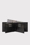 Zoozie Bags Cartera para Hombre de Piel Auténtica con Bloqueo RFID - Negro
